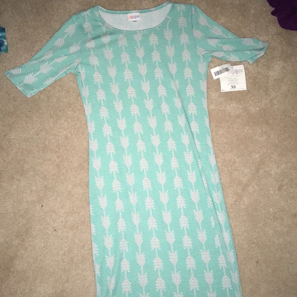 Teal dress